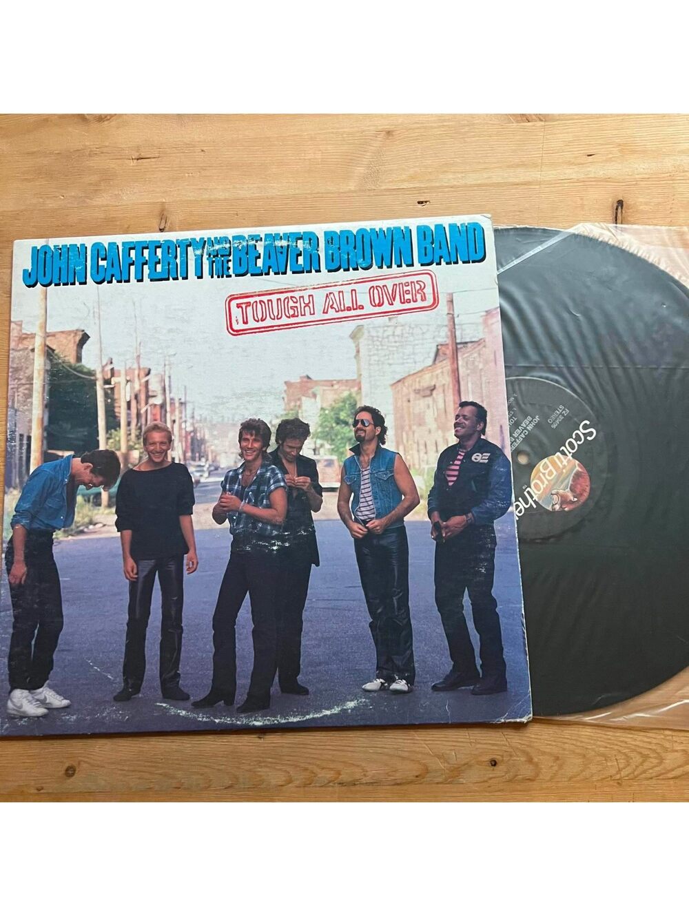 John Cafferty and the Beaver Brown Band - Tough All Over 33rpm VG+ VR23